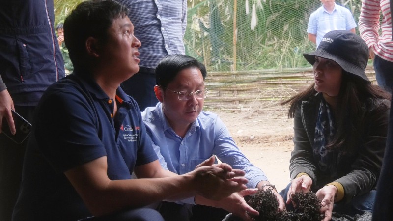 Sở Kế hoạch và Đầu tư tỉnh Hà Giang làm việc với Đoàn công tác của Công ty JESUNBIO tại Quang Bình